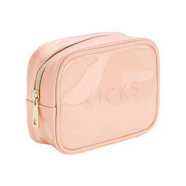 KICKS Beauty Small Boxy Make Up Bag Orange