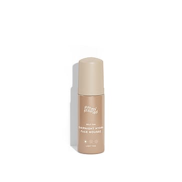 Sunny Stories Self Tan Overnight Hydra Face Mousse Light Tan 50 ml