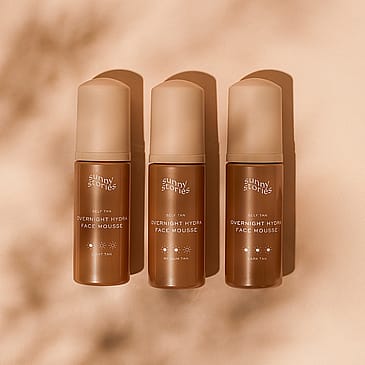 Sunny Stories Self Tan Overnight Hydra Face Mousse Medium Tan 50 ml