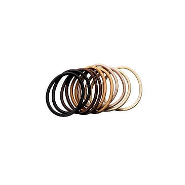KICKS Beauty Hair Elastics Nude 10 pcs