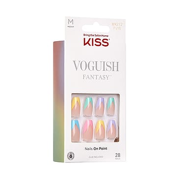 Kiss Voguish Fantasy Artificial Nail Disco Ball 28 pcs