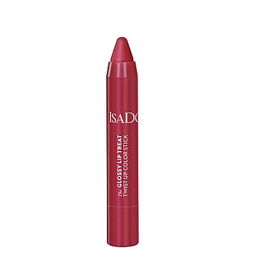 IsaDora The Glossy Lip Treat Twist Up Color Stick 12 Rhubarb Red