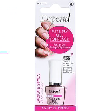 Depend Nail Care Fast & Dry Gel Top Coat Nail Care Fast & Dry Gel Top Coat