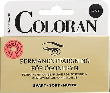 Coloran Permanent Eyebrow Color Black