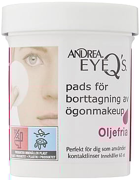Andrea Eye-Q's Remover Non-oily pads 65 pcs