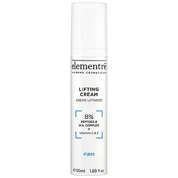 elementrē Lifting Cream - 8% Peptides & Hyaluronic Acid 50 ml