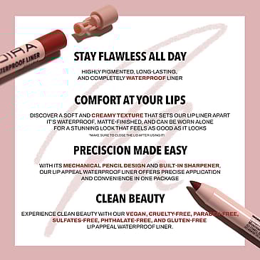MOIRA Lip Appeal Waterproof Liner 002 On Point