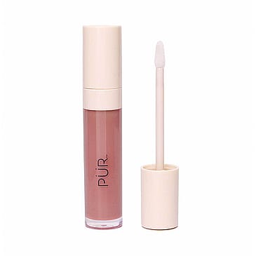 PÜR Glossy Lip Tint Plumping Tinted Lip Oil Hibiscus Spritz