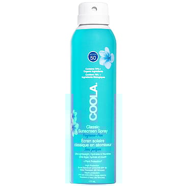 Coola Classic SPF50 Body Spray Fragrance Free 177 ml