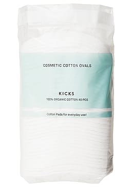 KICKS Beauty Organic Cotton Oval Pads 40 pcs Organic Cotton Oval Pads 40 pcs