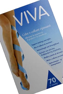 Viva Knæstrømpe Sort 70 Den. 39-42