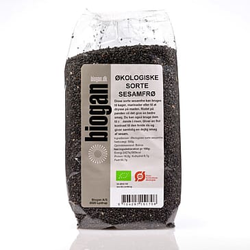 Biogan Sesamfrø Sorte Ø 500 g