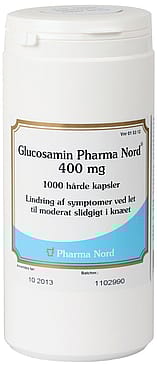 Glucosamin Pharma Nord 400 mg hårde kapsler 1000 kaps.