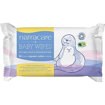 Natracare Baby vådservietter 50 stk.