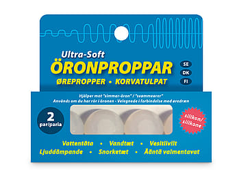UltraSoft Silikoneøreprop 2 par
