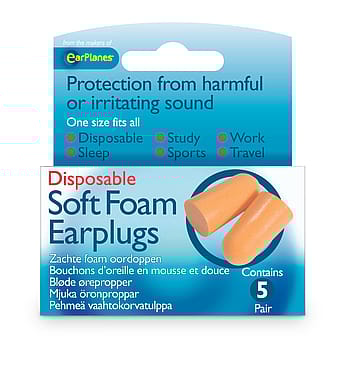 Soft Foam Skumørepropper 5 par