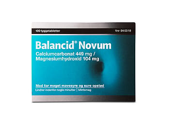 Balancid Novum Tyggetabletter 100 tabl.