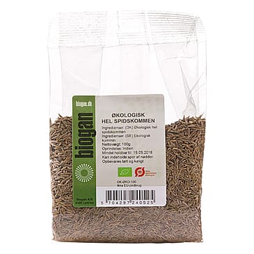 Biogan Spidskommen hel Ø 100 g