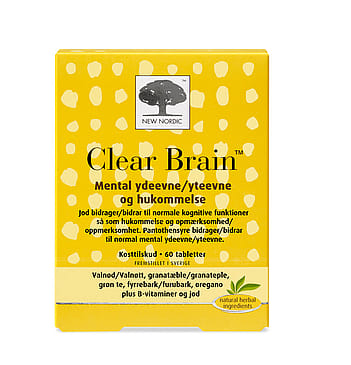 New Nordic Clear Brain 60 tabl.