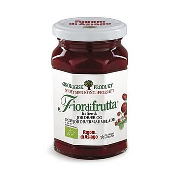 Rigoni di Asiago Marmelade m. jordbær & skovjordbær Italiensk Ø 250 g