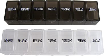 Nygaard Pilleæske i Plast 7 dage