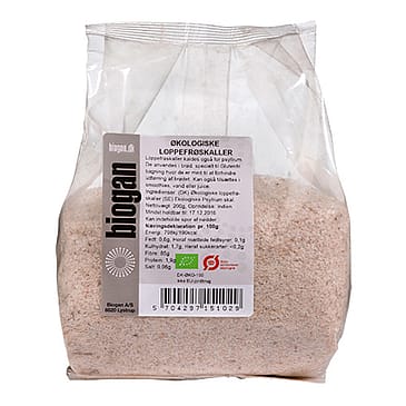 Biogan Loppefrøskaller psyllium Ø 200 g