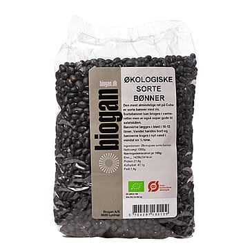 Biogan Sorte bønner Ø 1 kg