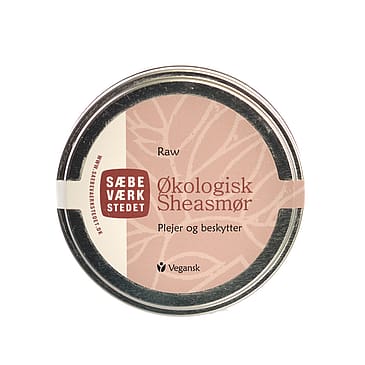 SÆBEVÆRKSTEDET Økologisk Sheasmør Raw 68 g