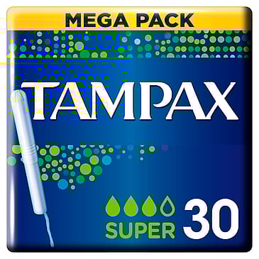 Tampax Super Tamponer 30 stk
