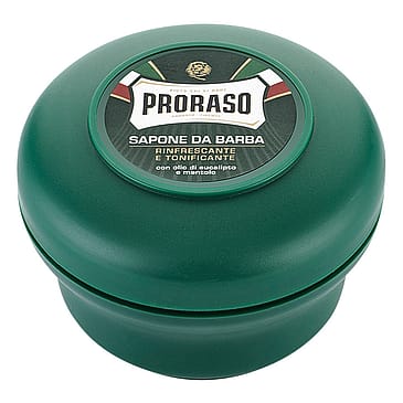 Proraso Barbersæbe i skål, Eucalyptus & Menthol, 1