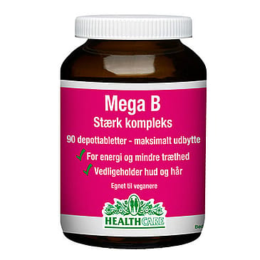 Health Care Mega B stærk kompleks 90 tabl.