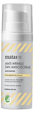 Matas Striber Anti Wrinkle 24H Ansigtscreme til Normal Hud Uden Parfume 50 ml