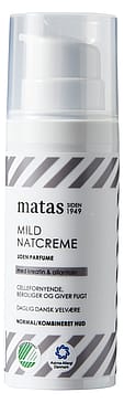 Matas Striber Mild Natcreme til Normal/Kombineret Hud Uden Parfume 50 ml