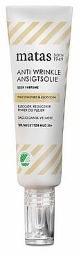 Matas Striber Anti Wrinkle Ansigtsolie til Tør/Meget til Tør Hud Uden Parfume 30 ml