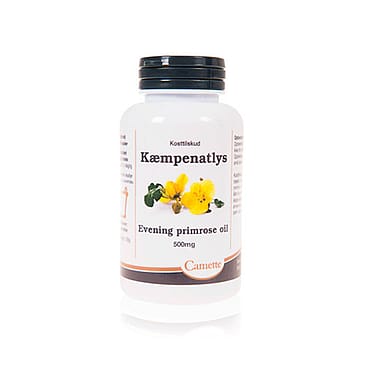 Camette Kæmpenatlysolie Evening Primrose Oil 180 kaps.