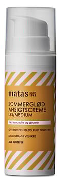 Matas Striber Sommerglød Ansigtscreme Lys/Medium til Alle Hudtyper 50 ml