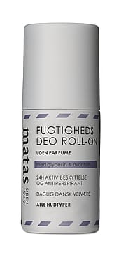 Matas Striber Moisturising Deodorant Roll-On Antiperspirant 24H Fragrance Free 50 ml
