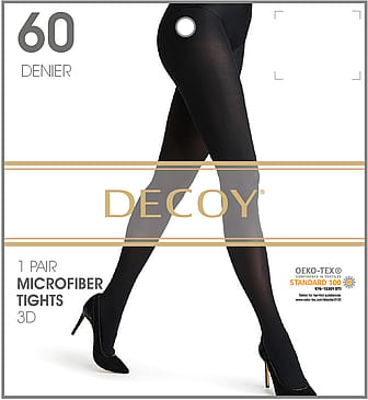 Decoy Microfiber tights Strømpebukser Sort 60 Den. XL