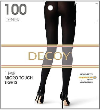 Decoy Tights Strømpebukser Sort 100 Den. S/M