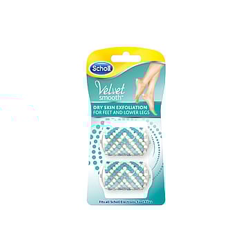 Scholl Refill Velvet Smooth Eksfolierende 2 stk