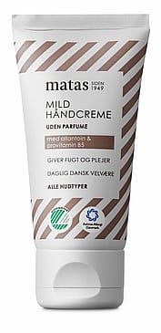 Matas Striber Mild Hand Creme Fragrance Free 40 ml