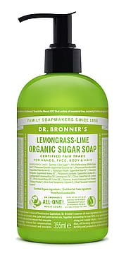 Dr. Bronner's Lemongrass Lime Organic Sugar Soap 355 ml