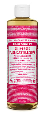 Dr. Bronner's Castile Soap Rose 475 ml