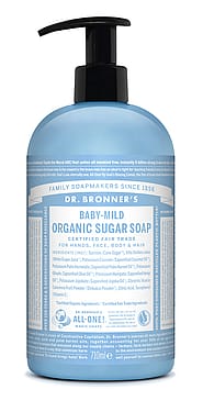 Dr. Bronner's Baby Unscented Organic Sugar Soap 710 ml