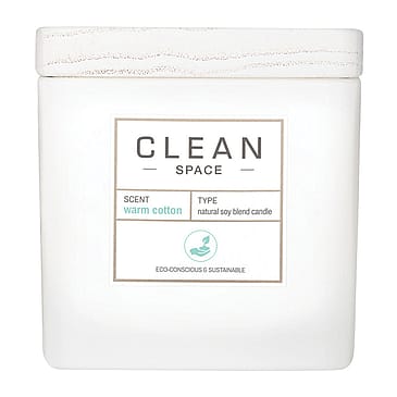 Clean Space Scented Candle Warm Cotton