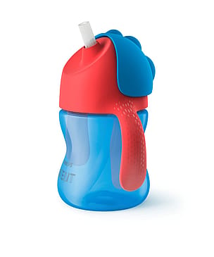 Philips Avent Sugerørskop Drypfri Blå/rød 200 ml