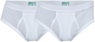JBS Brief Organic Cotton 2-pak Hvid S