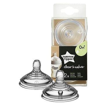 Tommee Tippee Flaskesut Slow/ 0+ mdr.