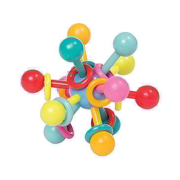 Manhattan Toy Atom Teether Toy Multi Color