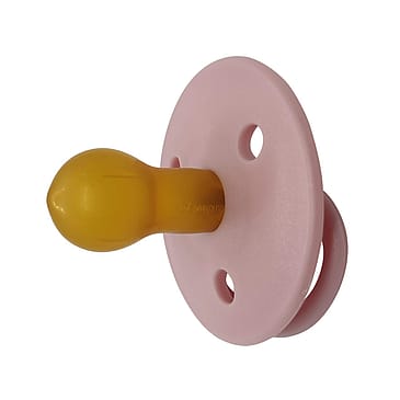 Mininor Sut Rund Latex 2-pak Lyserød 0 mdr.+